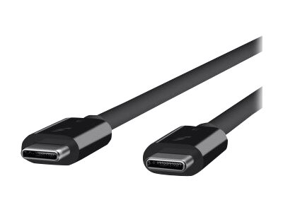 Belkin Thunderbolt 3 - Thunderbolt Kabel - Usb-C (Han) Til Usb-C (Han) - Usb 3.1 Gen 2 / Thunderbolt 3 / Displayport 1.2 - 80 Cm - Sortiert - Für P/N