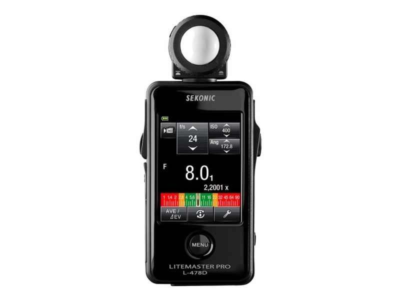 Sekonic L-478D Litemaster Pro - Blitzmåler - Valgfrit Spottilbehør - Cne Mode (25P Format) - Digital