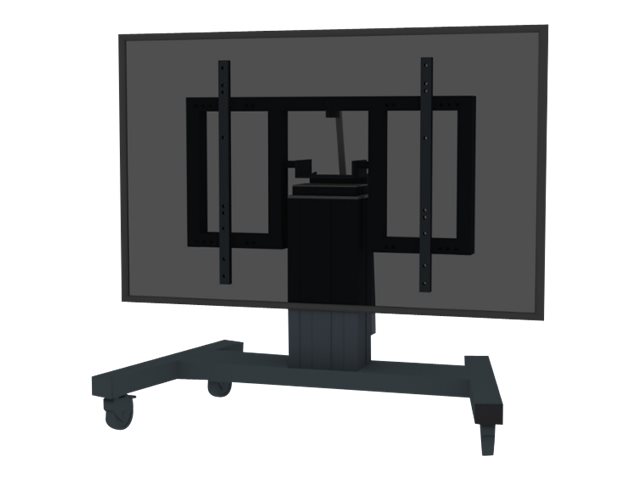 Neomounts Plasma-M2550tblack Tv-Trolley 42-85" - Motorisiert - Tischneigefunktion, Schwarz, Stahl, 150 Kg, 106,7 Cm (42"), 2,16 M (85"), 400 X 200,40