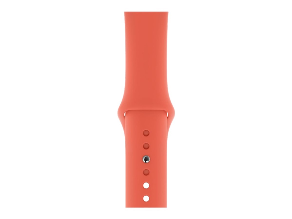 Apple 44mm Sport Band - KlocKräm för smart klocka - storlek S/M och M/L - klementin - för Watch Hermès Series 9, SE 3, Series 10, Series 11, Series 8, Series 9, Ultra 2, Ultra 3 | Sport & Träning - Tillbehör - Smartklockor | GameStuff