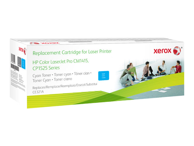 Xerox - Cyan - Kompatibel - Tonerpatron (Alternativ Til: Hp 128A) - For Hp Color Laserjet Pro Cp1525n, Cp1525nw Laserjet Pro Cm1415fn, Cm1415fnw