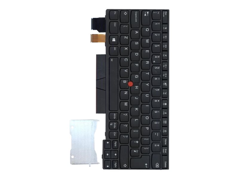 Chicony - Notebooks udskiftningstastatur - med Trackpoint - bagbelyst - QWERTY - UK - FRU