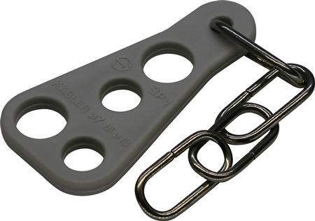 SP1 Ø7-13MM för 4 kablar, polypropylen knuten kedja i rostfritt stål. | Rutter och fästanordningar - Skruvklämmor | GameStuff