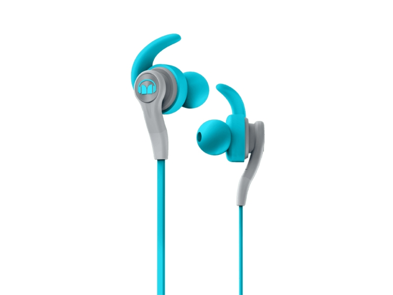 Monster Isport-Hovedtelefoner Med Ledning I Øret Sport Blue (Isport Compete Ctu Blue)