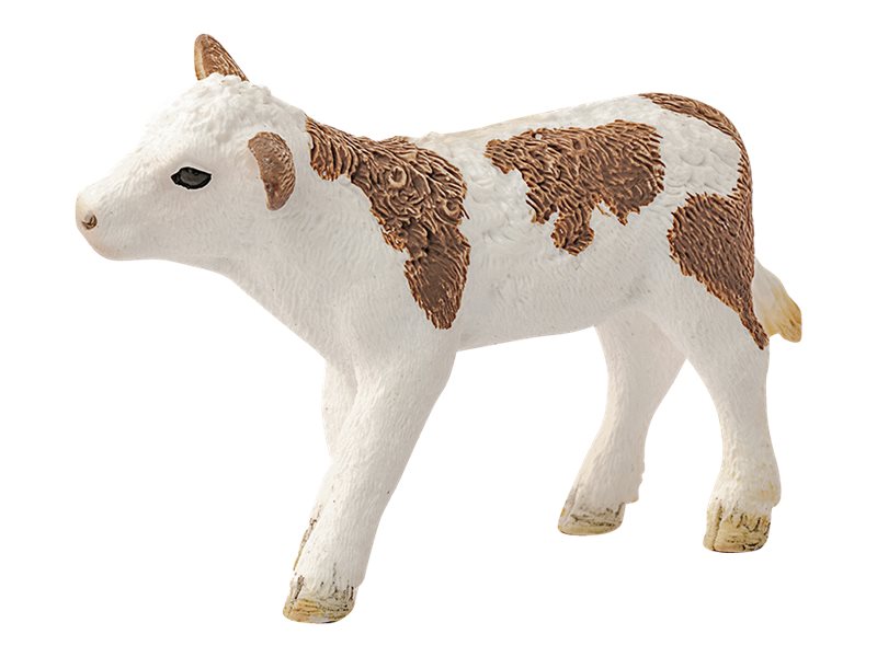 Schleich 13802 - Fleckvieh - Kalv - Farm World