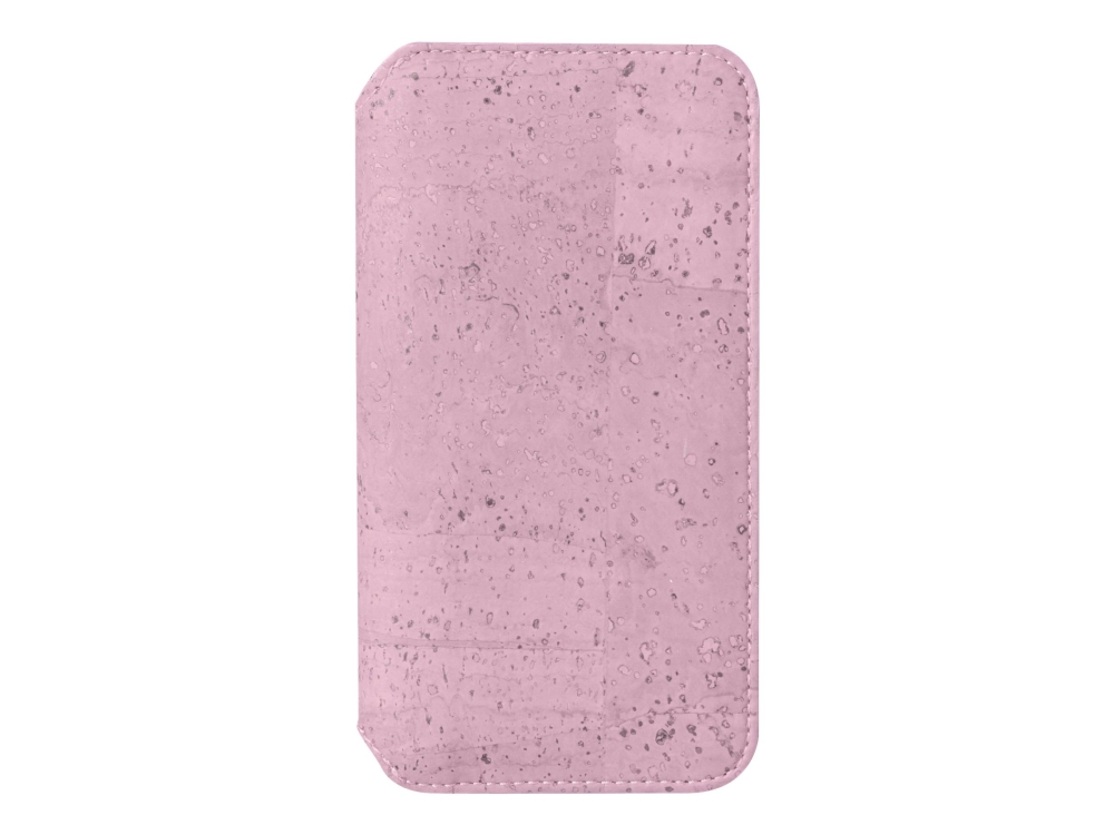 Krusell Birka Phonewallet - Flipomslag Til Mobiltelefon - Kork - Pink - For Apple Iphone 11 Pro