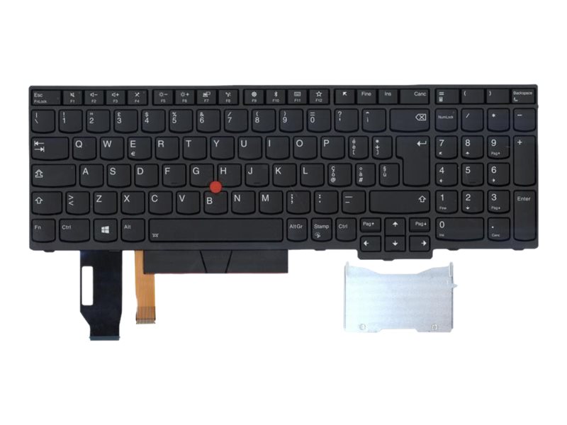 Chicony Ersattningstangentbord För Barbar Dator Med Trackpoint Ultranav Bakgrundsbelyst Qwerty Italiensk Svart Fru För Thinkpad E580