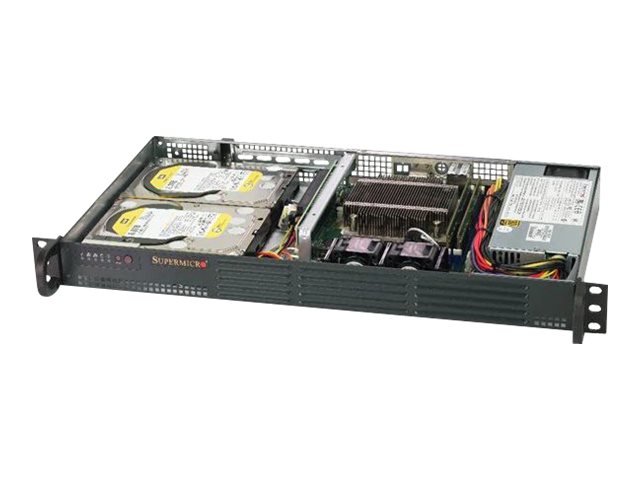 Supermicro Superserver 5019c L Server Kan Monteras I Rack 1u 1 Vags Ingen Cpu Upp Till Ram 0 Gb Ingen Hdd Ast2500 Gigabit Ethernet