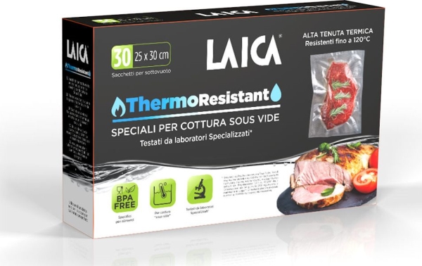 Laica Tr1000, Vakuum Forseglingspose, 0 - 120 °C, 30 Stk, 250 Mm, 300 Mm, Ce