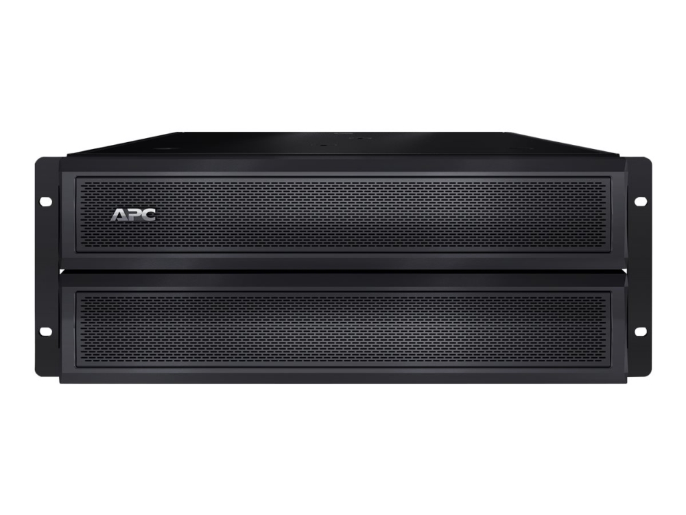 Apc Smart-Ups X 120V External Battery Pack Rack/Tower - Batterihus (Stativ-Monterbar / Ekstern) - 2 X Batteri - Blysyre - 4U - Sort - For P/N: Ar106s