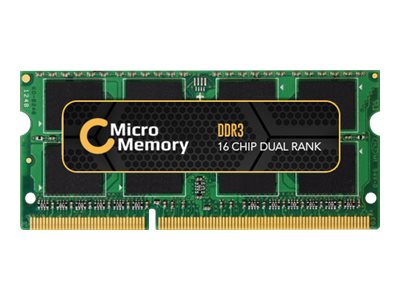 Coreparts Mmkn030-8Gb, 8 Gb, 1 X 8 Gb, Ddr3, 1600 Mhz, 204-Pin So-Dimm, Grün