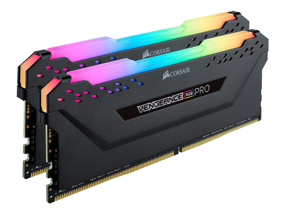 Corsair Vengeance Rgb Pro Cmw16gx4m2z3200c16, 16 Gb, 2 X 8 Gb, Ddr4, 3200 Mhz, 288-Pin Dimm