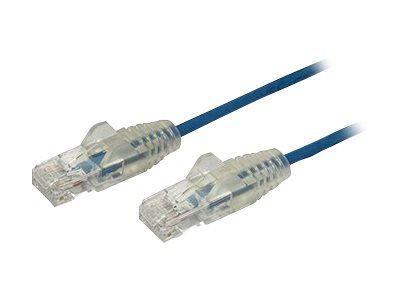 Startech.Com 2 M Cat6-Kabel - Schlank - Snagless Rj45-Anschlüsse - Blau, 2 M, Cat6, U/Utp (Utp), Rj-45, Rj-45