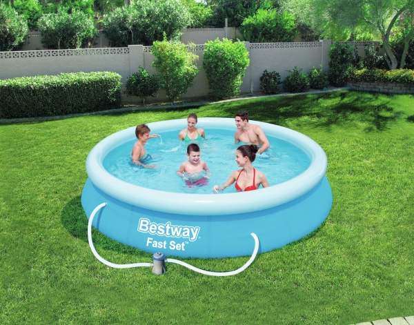 Bestway Fast Set Pool Ø3.66x0.76m (57274) 5.377 L | Trädgården - Pools & Vatten spel - Pools & bassäng | GameStuff