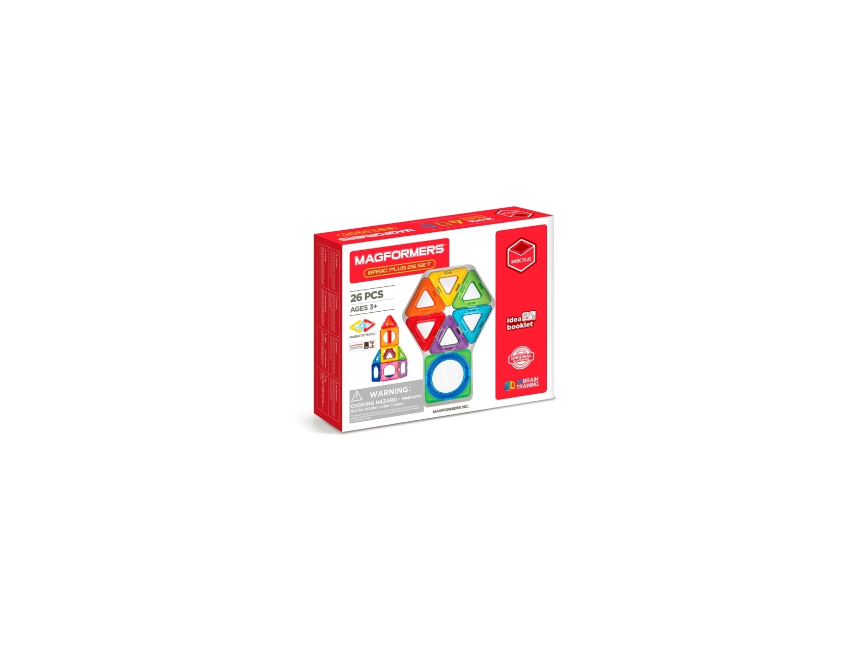 Magformers Basic Plus 26 | Leksaker - Konstruktions leksaker - Magnet konstruktion | GameStuff