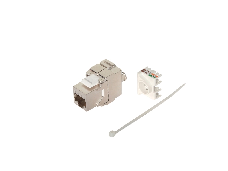 S-Conn 75004 - Flach - Metallisch - Rj-45 - Terminal - Weiblich - Weiblich (75004)