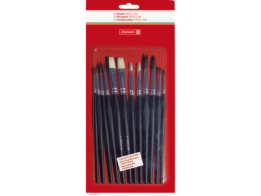 Brunnen 10-48 930 01, Børstesett, Assortert