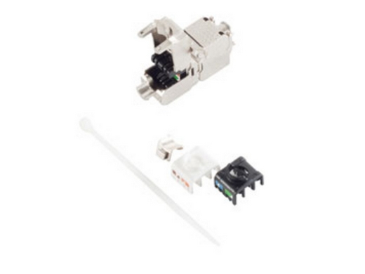S-Conn Bs08-10002, Flach, Silber, Rj-45, 26/22