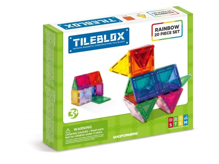 Tileblox Regenbogen 20Er Set