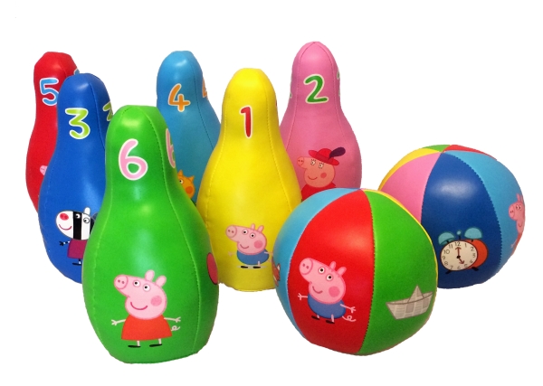 Peppa Pig Soft Bowling Set