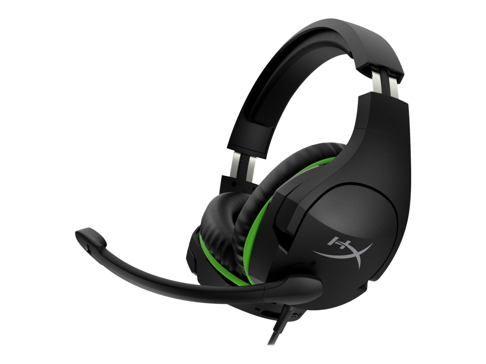 Hyperx Cloudx Stinger Xbox - Headset - Fuld Størrelse - Kabling - 3,5 Mm Jackstik - Sort & Grøn