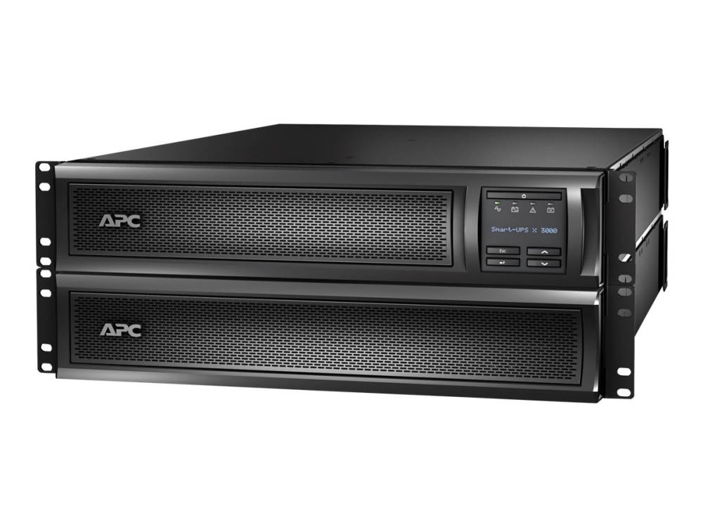 Apc Smart-Ups X 3000 Rack/Tower Lcd - Ups - Ac 208/230 V - 2.7 Kw - 3000 Va - 1-Faset - Rs-232, Usb - Output-Stikforbindelser: 11 - 2U - Sort - Apc T