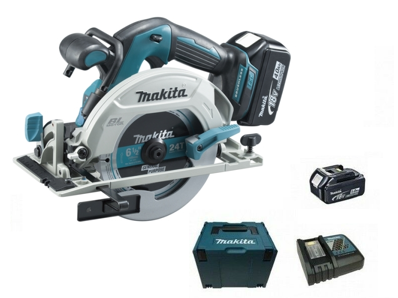 Makita DHS680RTJ - Cirkels&aring;g - sladdl&ouml;s - 165 mm - 2 batterier - 18 V