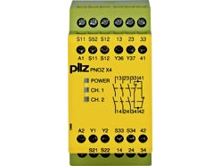 Sicherheitsschalter Pnoz X4 24Vdc 3N/O 1N/C Pilz Betriebsspannung (Num): 24 V/Dc 3 X Unterbrecher, 1 X Öffner (B X H X T) 45 X 87 X 121 Mm 1 St