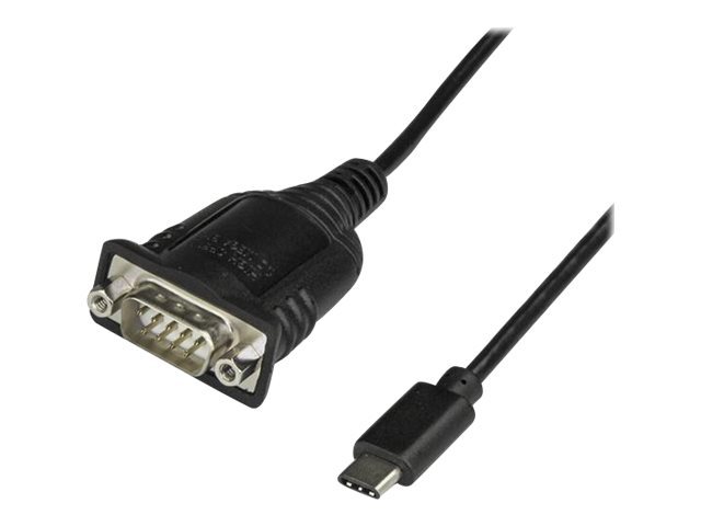 Startech.Com Usb-C Auf Seriell Adapter Mit Com Port-Verriegelung - 40 Cm Usb Typ-C Auf Rs232-(Db9)-Seriell-Konverterkabel - Für Sps, Scanner, Drucker