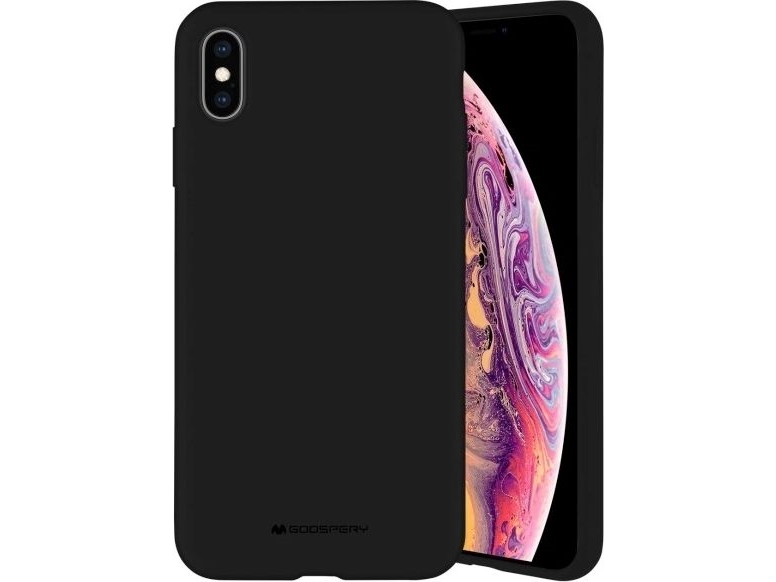 Dėklas Mercury Silikoninis Dėklas Apple Iphone X/Xs Juodas