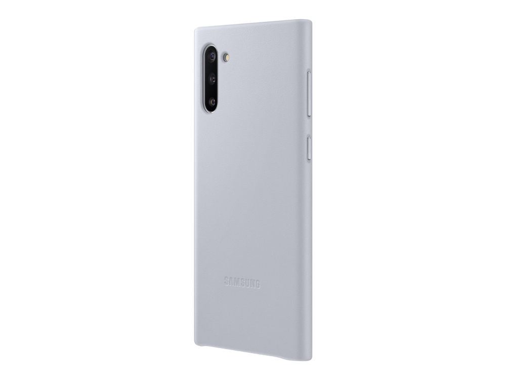 Samsung Leather Cover Ef-Vn970 - Bagsidecover Til Mobiltelefon - Læder - Grå - For Galaxy Note10, Note10 (Unlocked)