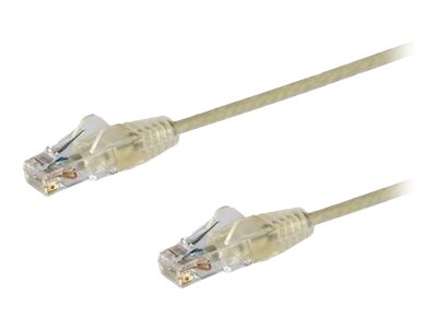 Startech.Com 2 M Cat6-Kabel - Schlank - Snagless Rj45-Anschlüsse - Grau, 2 M, Cat6, U/Utp (Utp), Rj-45, Rj-45