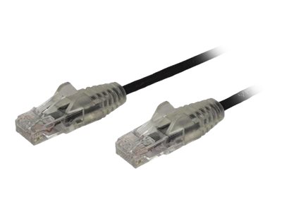 Startech.Com 2 M Cat6-Kabel - Schlank - Snagless Rj45-Anschlüsse - Schwarz, 2 M, Cat6, U/Utp (Utp), Rj-45, Rj-45