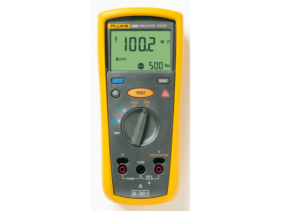 Fluke 1503 Isolationsmåler 500 V, 1000 V 2 GΩ | EL Artiklar - Verktyg för EL - Test- och kontrollutrustning | GameStuff