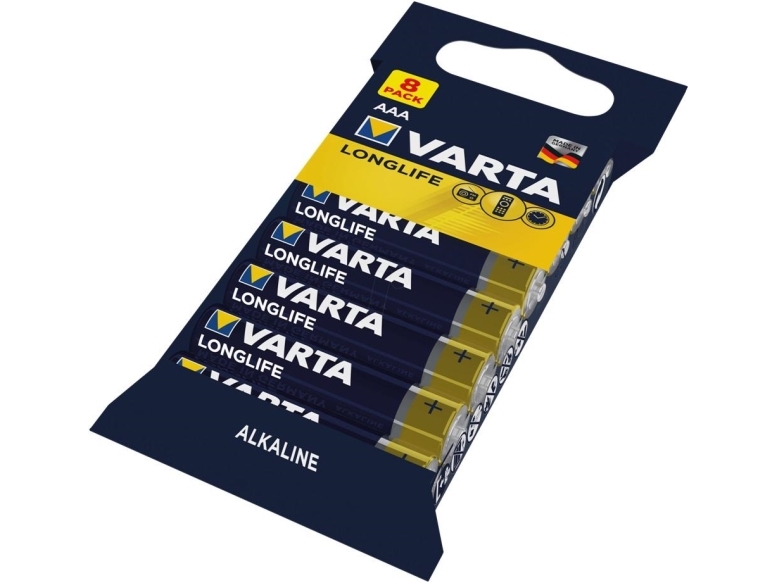 Varta Longlife 4103 - Batteri 8 x AAA - alkaliskt | EL Artiklar - Batteri - Övriga batterier | GameStuff