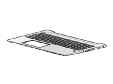 HP L45091-A41, Kabinetbase + tastatur, Belgisk, HP, ProBook 450 G6