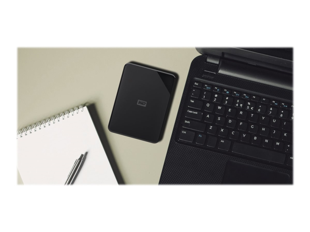 WD Elements SE WDBJRT0040BBK - Harddisk - 4 TB - ekstern (bærbar) - USB 3.0