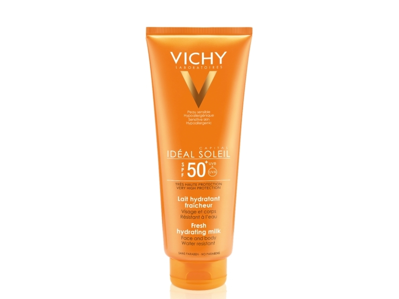 Vichy 3337871322694, Aurinkosuojamaito, Kasvot ja vartalo, 300 ml, Tuubi, Kosteuttava, Suojaus, Herkkä iho