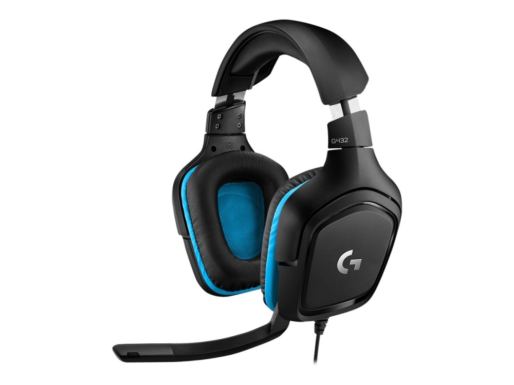 Logitech Gaming Headset G432 - Headset - 7.1 Kanaler - Fuld Størrelse - Kablet - Usb, 3,5 Mm Jackstik - Sort