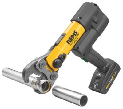 Rems Akku-Press 22 V Acc Elektro-Hydraulische Akku-Radialpresse Mit Automatischem Rücklauf, Lieferung Mit 1 Akku Und Ladegerät