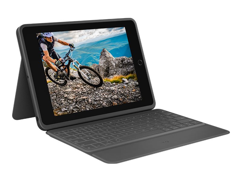 Logitech Rugged Folio, Qwerty, Nordisch, 1,8 Cm, 1,2 Mm, Apple, Ipad (7. Generation) Ipad (8. Generation) Ipad (9. Generation) Ipad (10. Generation)