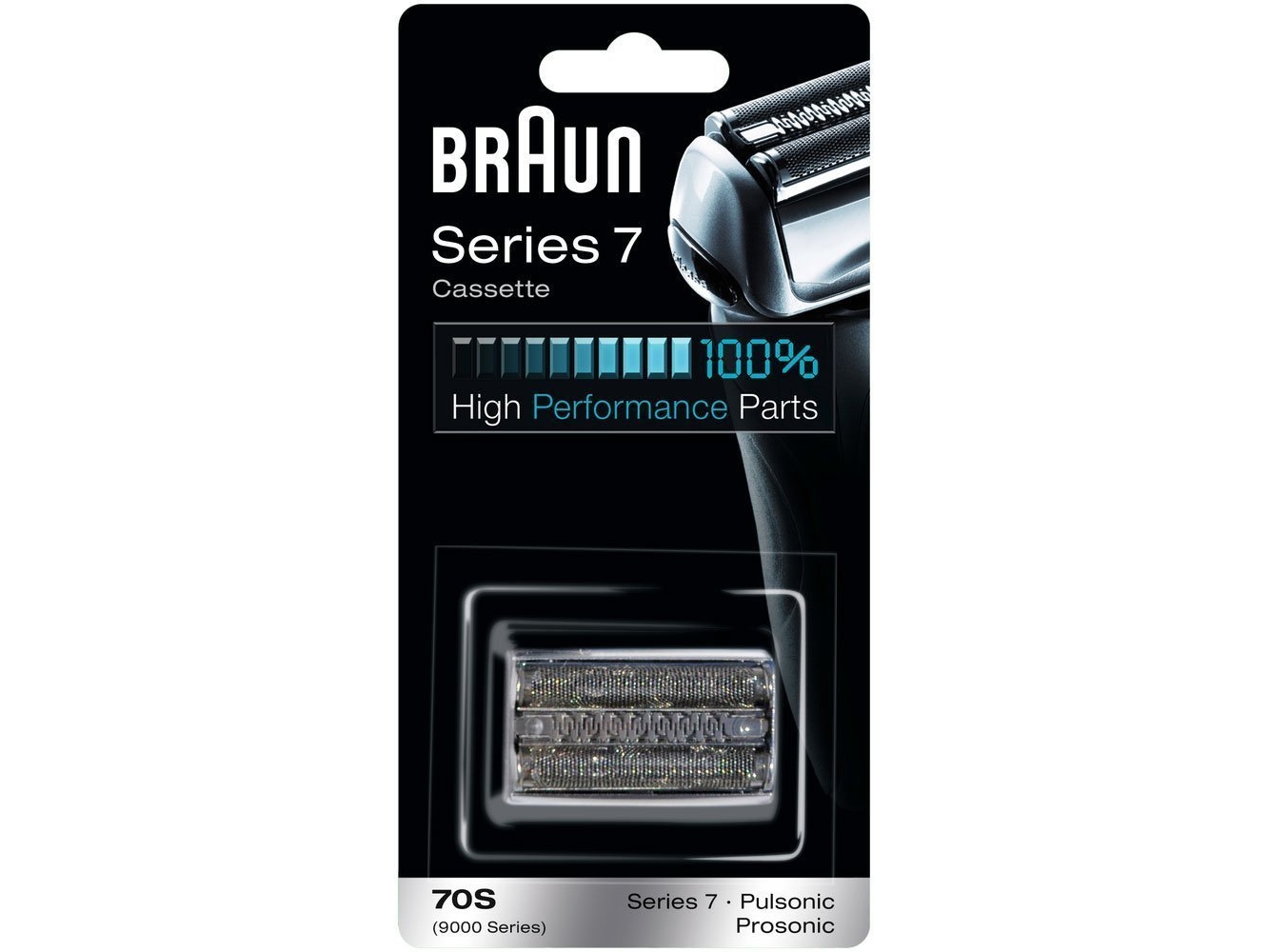 Braun Series 7 70S - Ekstra Klinge Og Skærer - Til Shaver - Sølv - For Braun Series 7