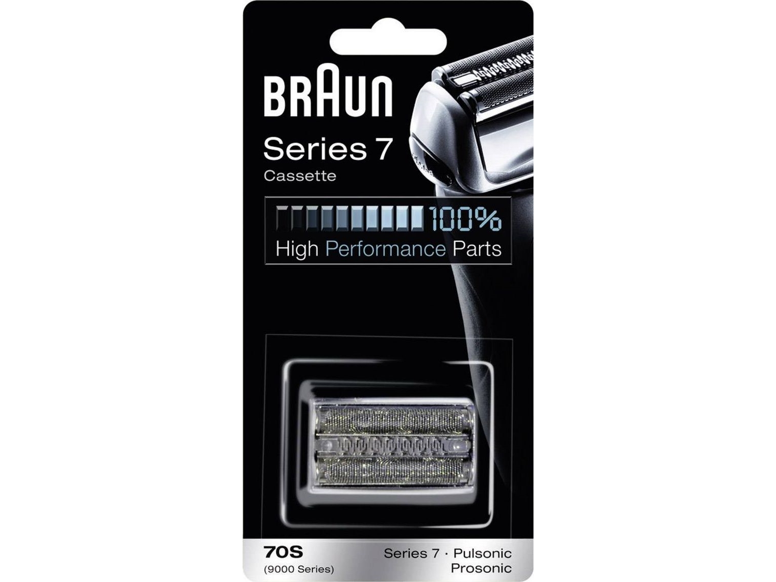 Braun Series 7 7091069, Parranajopää, 1 pää(t), Hopea, 18 kuukautta, Braun, Series 7, Pulsonic