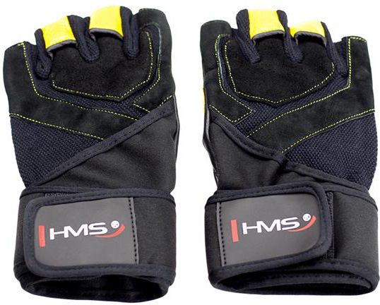 Hms Gym Handsker Rst01 Sort/Gul R. Xl (17-63-203)