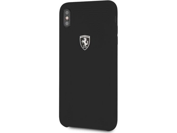 Apple Iphone Xs Max Ferrari Dėklas Silikoninis Off Track (Feosihci65bk) Juodos Spalvos