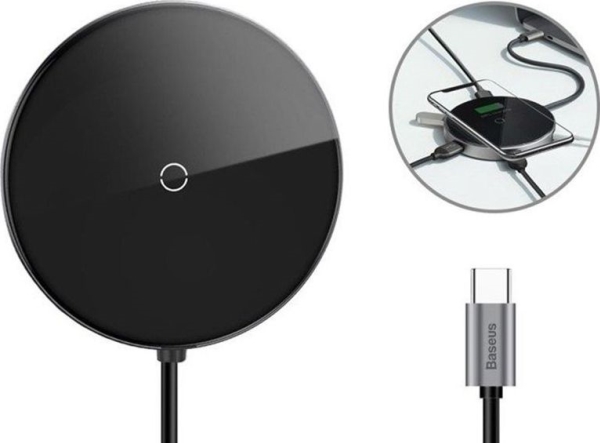 Baseus Compact Type-C 6-I-1-Lader Med 10W Trådløs Opladning – Space Gray