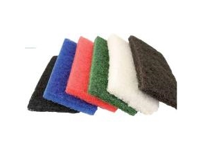 Skurenylon 12x25x2 cm Medium Blå,10 stk/pk | Rengöring - Avtorkning - Trasor och liknande - Svampar och skurprodukter | GameStuff