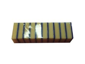 Multisvamp Mini 9x6x3 cm med skursula gul/blå, 50 st x 10 st/krt | Rengöring - Avtorkning - Trasor och liknande - Svampar och skurprodukter | GameStuff