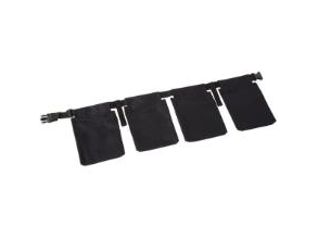 Reinigungsgürtel Mit 4 Taschen Schwarz Für Mopps/Tücher, 1 Stück