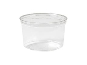 Bæger Crystal Deli 500 ml Ø116x75 mm Rund Kraftig RPET Klar,35 stk/ps - (35 stk.)